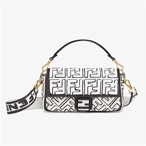 black and white fendi bag|fendi satchel handbags.